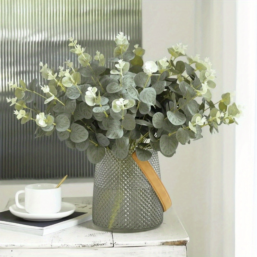 Eucalyptus Preserved - Tiges de feuilles d'eucalyptus vertes, plantes