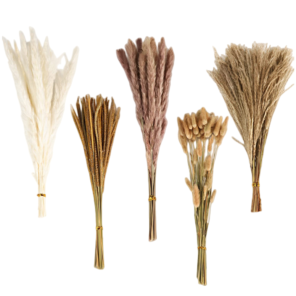 Dried Flower Bunch - Bouquet de fleurs séchées mélangées vintage