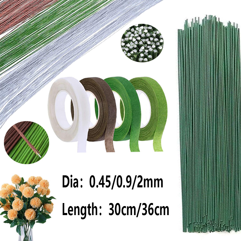 Florist Supply Bulk - Tiges de fil Floral vert clair