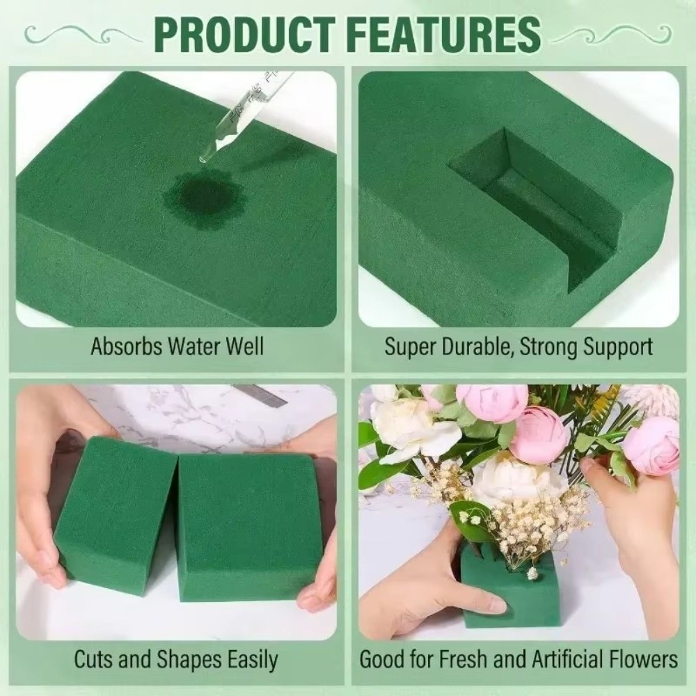 Bouquet Holder Foam - Briques absorbantes en mousse pour arrangements