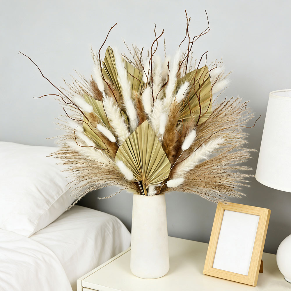 Dried Flower Bunch - Bouquet de feuilles de palmier séchées