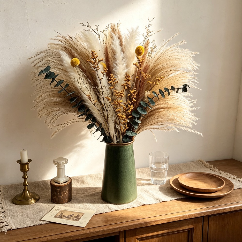 Bouquet de fleurs séchées, bou - Dried Flower Bunch avis et prix