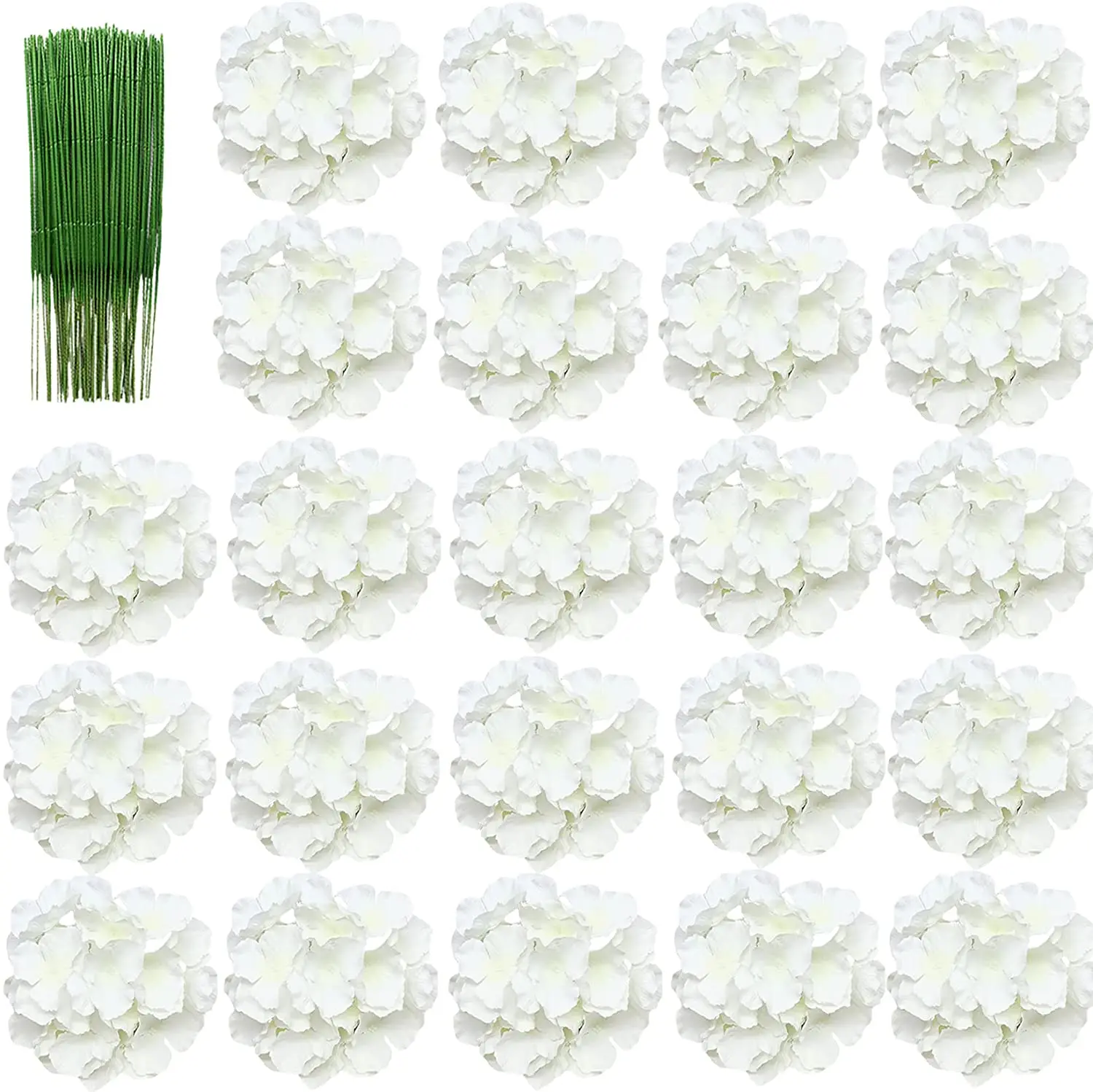 Têtes d'hortensias artificiell - Florist Supply Bulk avis et prix