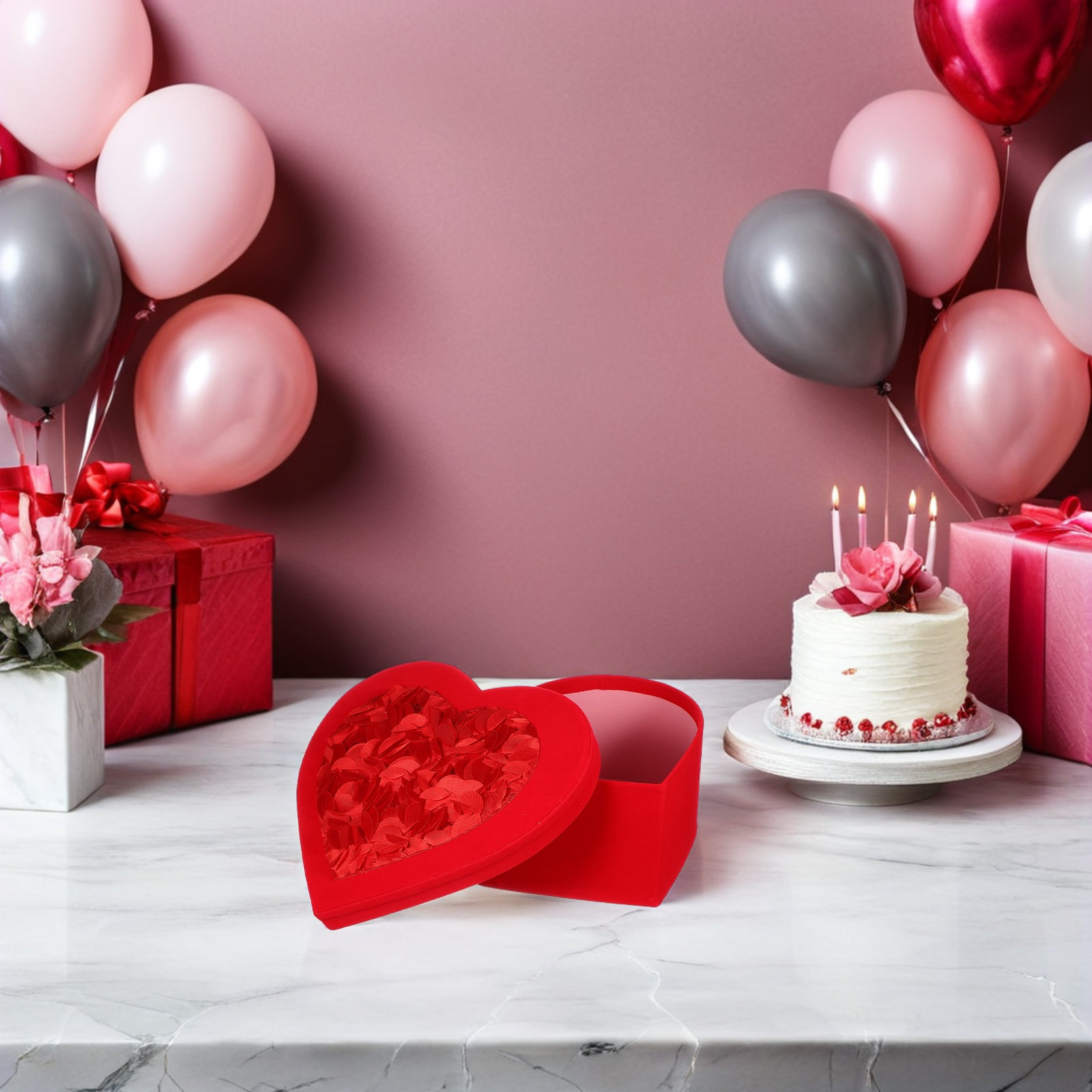 Boîte cadeau de Saint-Valentin - Bouquet Holder Foam avis et prix